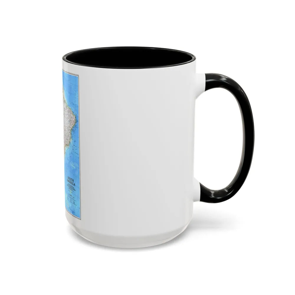 South America (1992) (Map) Accent Coffee Mug-Go Mug Yourself