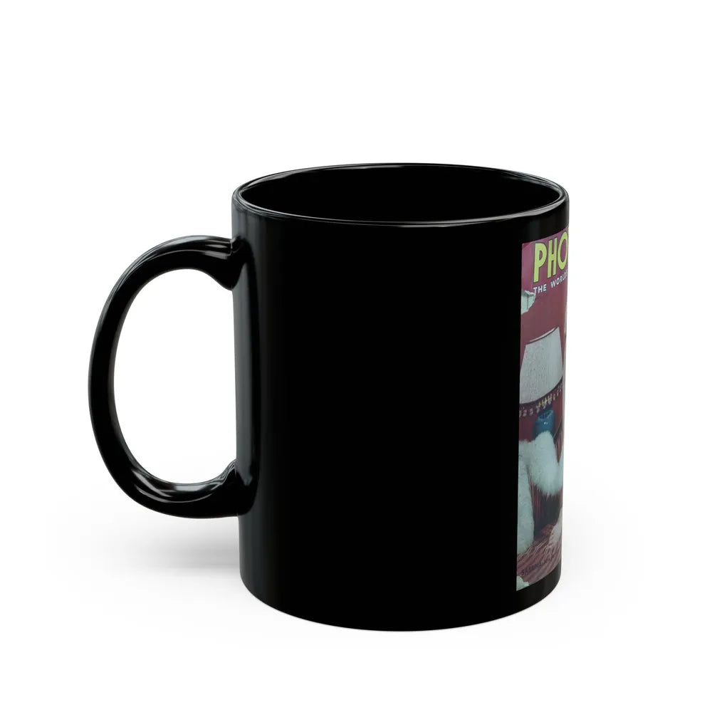 Norma Sykes #125 - Mag. Cover (Vintage Female Icon) Black Coffee Mug-Go Mug Yourself