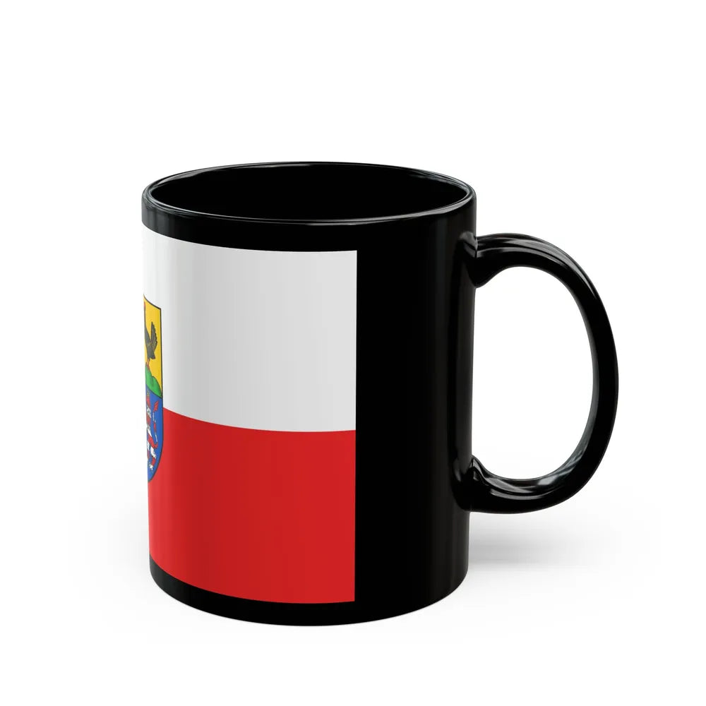 Flag of Wartburgkreis Germany - Black Coffee Mug-Go Mug Yourself