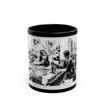 Fed Up With Work, 1931 - Black Coffee Mug 11oz - Go Mug Yourself