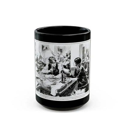 Fed Up With Work, 1931 - Black Coffee Mug 15oz - Go Mug Yourself