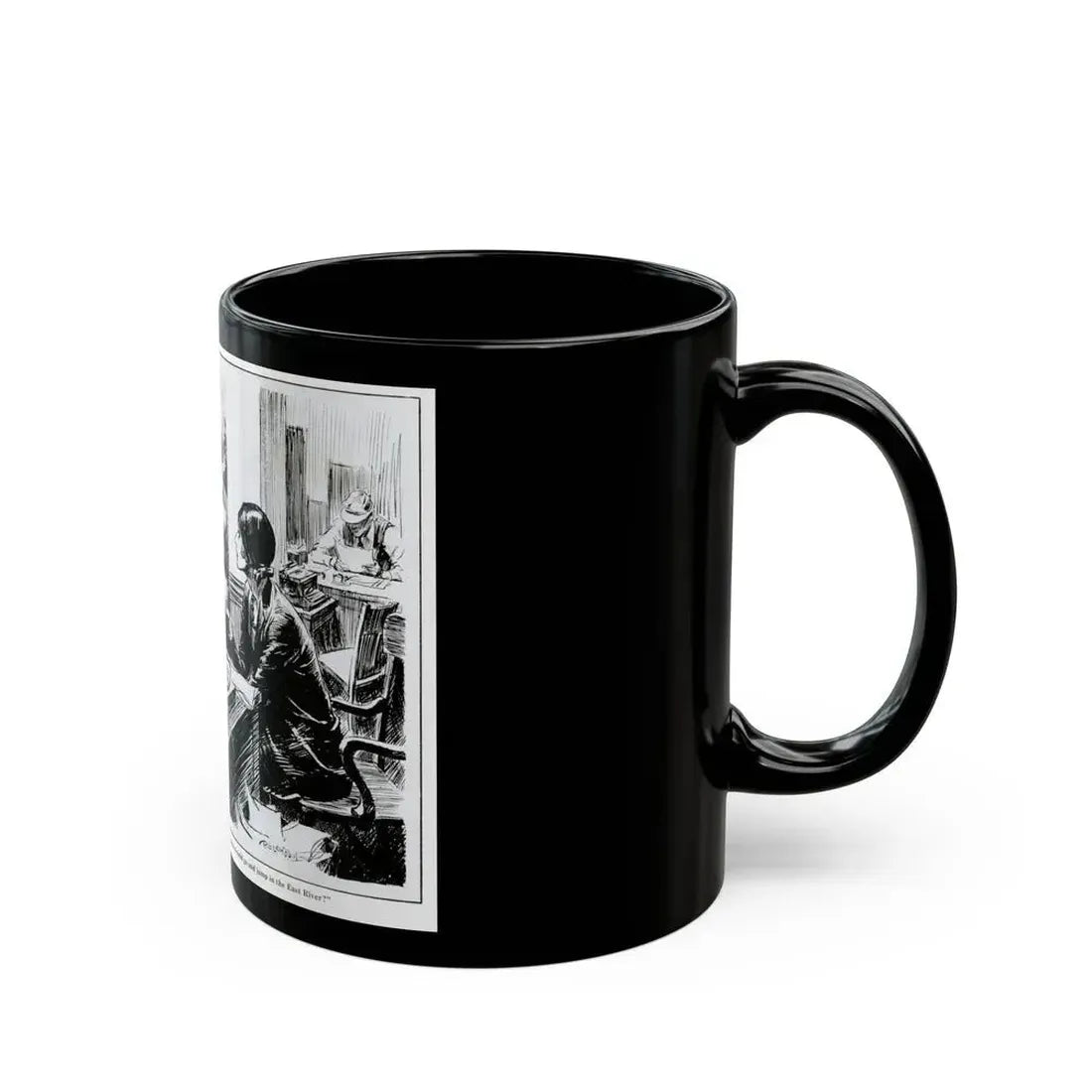 Fed Up With Work, 1931 - Black Coffee Mug - Go Mug Yourself