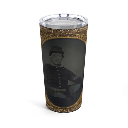 Unidentified Soldier In Union Corporal's Uniform 002 (U.S. Civil War) Tumbler 20oz-20oz-Go Mug Yourself