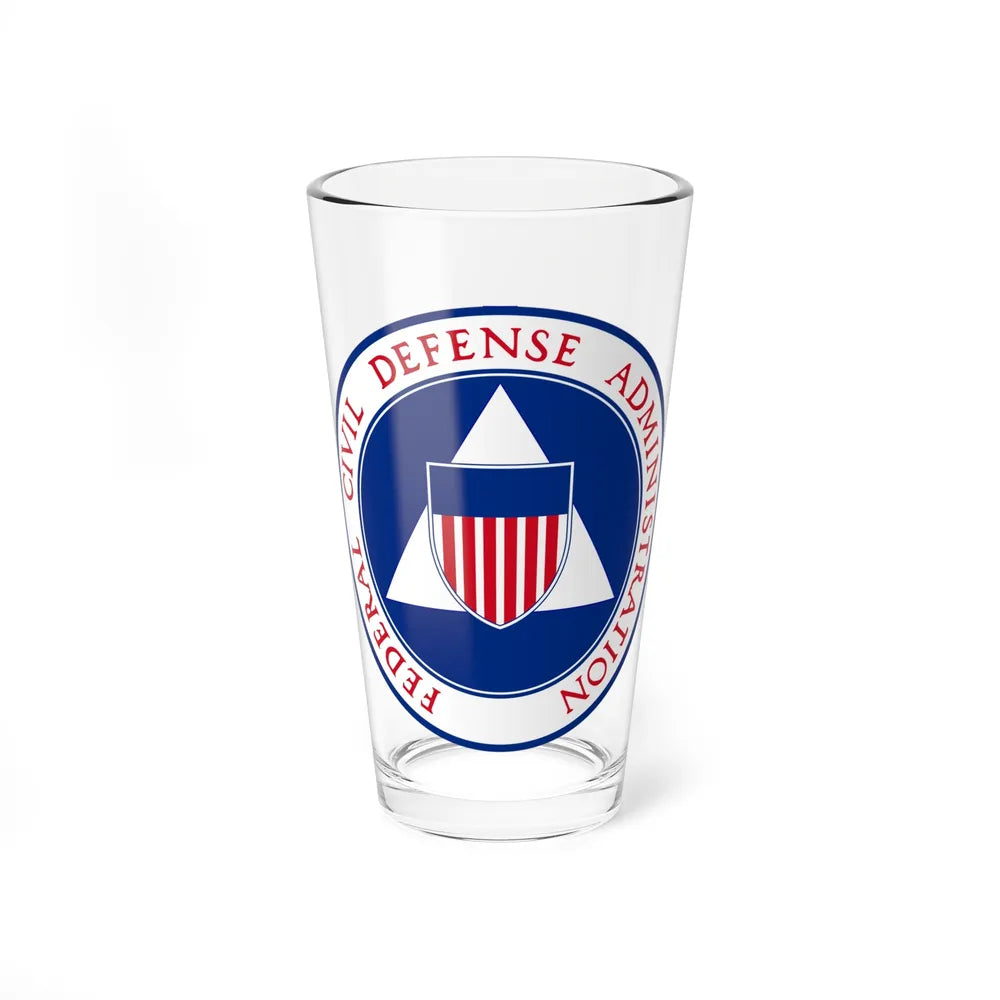 Federal Civil Defense Administration - Pint Glass 16oz-16oz-Go Mug Yourself