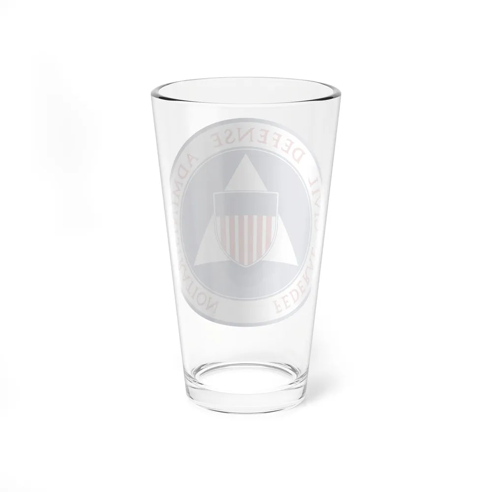 Federal Civil Defense Administration - Pint Glass 16oz-Go Mug Yourself