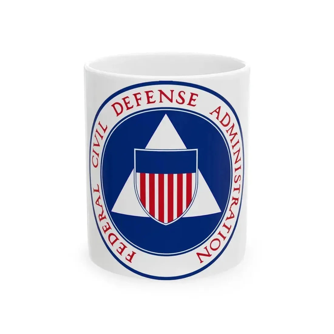 Federal Civil Defense Administration - White Coffee Mug 11oz - Go Mug Yourself