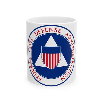 Federal Civil Defense Administration - White Coffee Mug 11oz - Go Mug Yourself