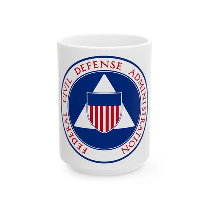 Federal Civil Defense Administration - White Coffee Mug-15oz-Go Mug Yourself