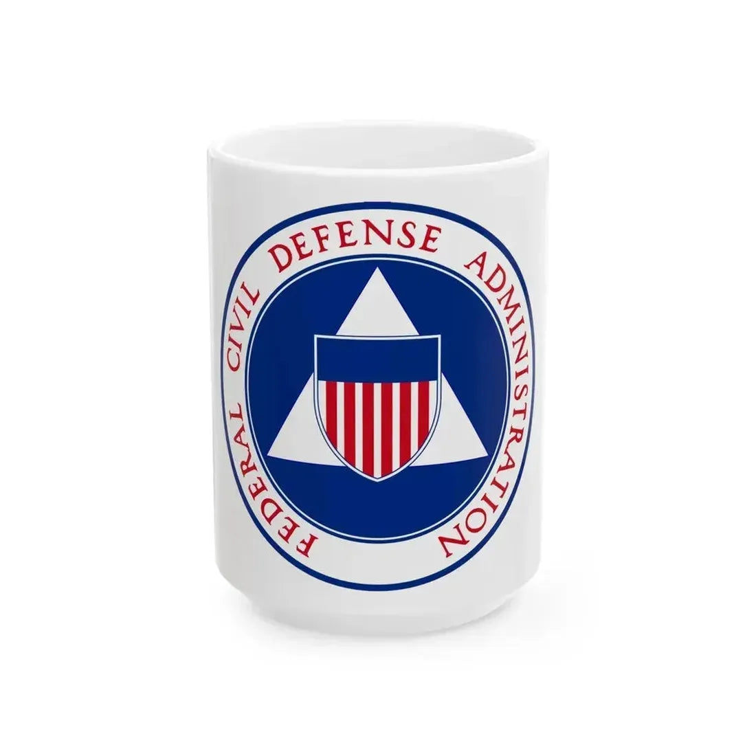 Federal Civil Defense Administration - White Coffee Mug 15oz - Go Mug Yourself