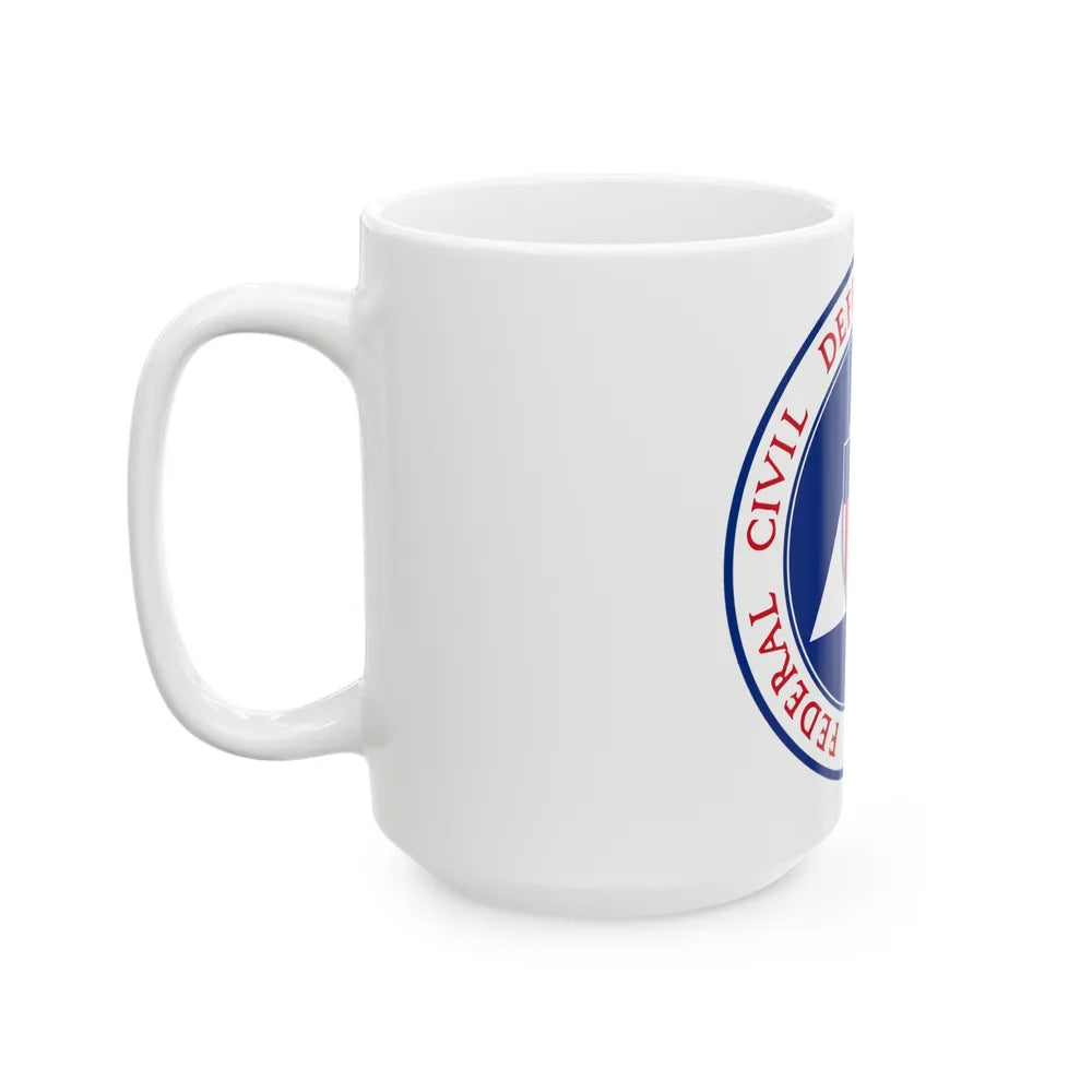 Federal Civil Defense Administration - White Coffee Mug-Go Mug Yourself