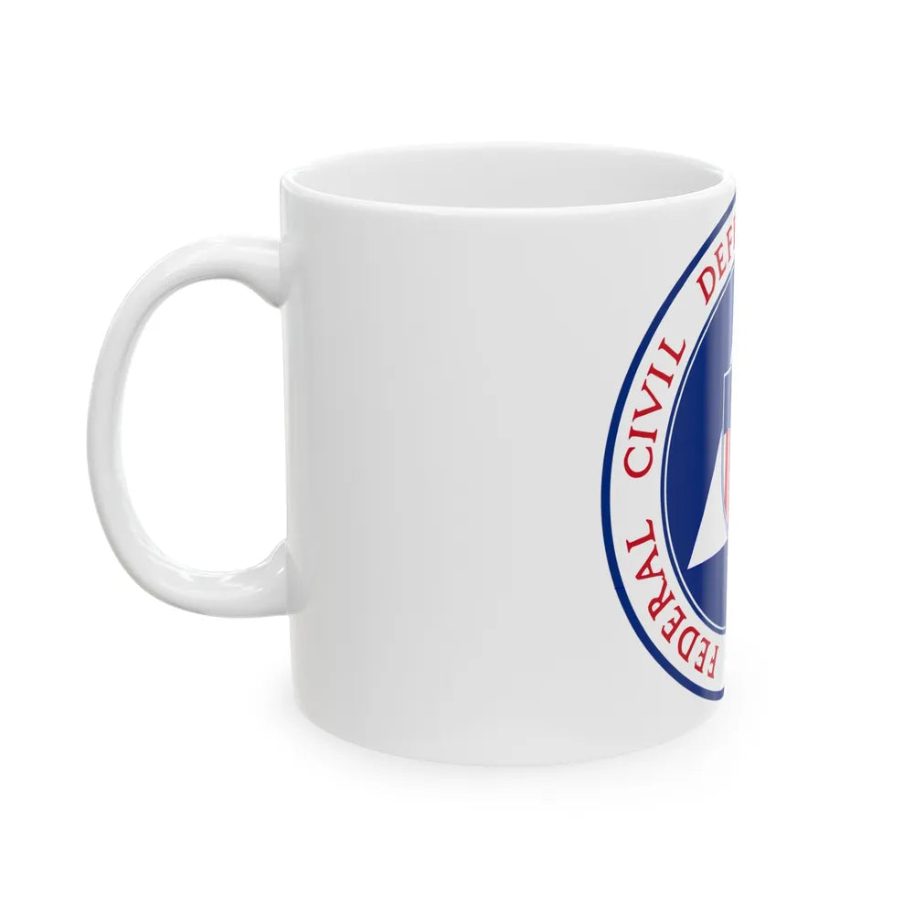 Federal Civil Defense Administration - White Coffee Mug-Go Mug Yourself