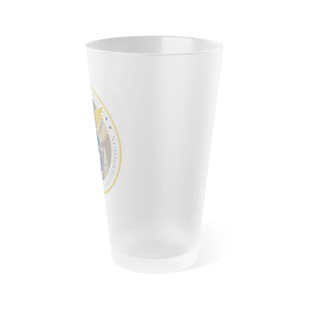 Federal Communications Commission FCC - Frosted Pint Glass 16oz-Go Mug Yourself