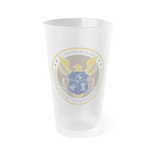 Federal Communications Commission - Frosted Pint Glass 16oz 16oz Frosted - Go Mug Yourself