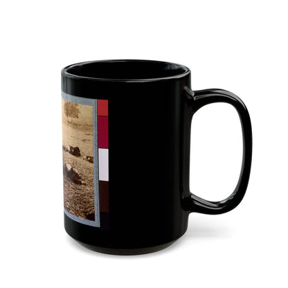 Federal Dead On The Field Of Battle Of First Day, Gettysburg, Pennsylvania (U.S. Civil War) Black Coffee Mug-Go Mug Yourself