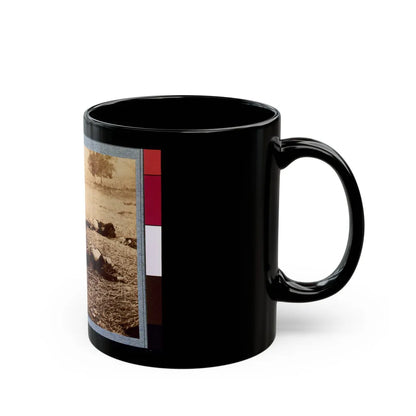 Federal Dead On The Field Of Battle Of First Day, Gettysburg, Pennsylvania (U.S. Civil War) Black Coffee Mug-Go Mug Yourself