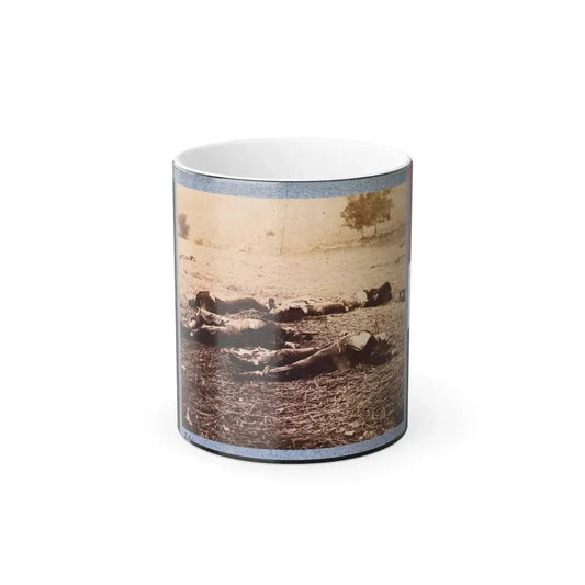 Federal Dead on the Field of Battle of First Day, Gettysburg, Pennsylvania (U.S. Civil War) Color Changing Coffee Mug 11oz Default Title 11oz - Go Mug Yourself
