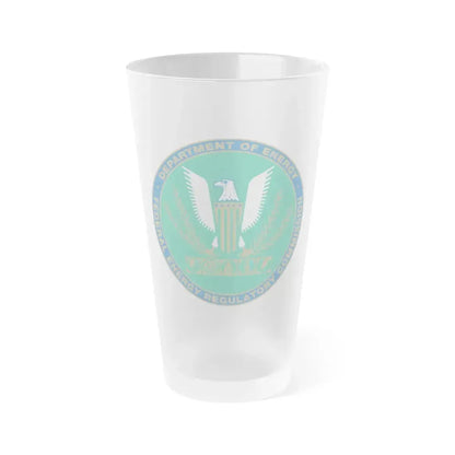 Federal Energy Regulatory Commission - Frosted Pint Glass 16oz 16oz Frosted - Go Mug Yourself