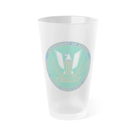 Federal Energy Regulatory Commission - Frosted Pint Glass 16oz 16oz Frosted - Go Mug Yourself