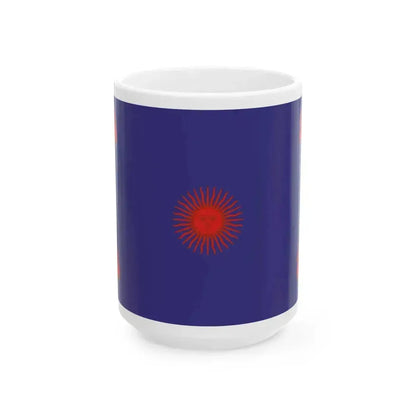 Federal Flag of Buenos Aires (Argentina) White Coffee Mug 15oz - Go Mug Yourself
