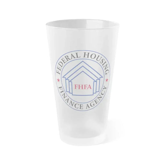 Federal Housing Finance Agency - Frosted Pint Glass 16oz 16oz Frosted - Go Mug Yourself