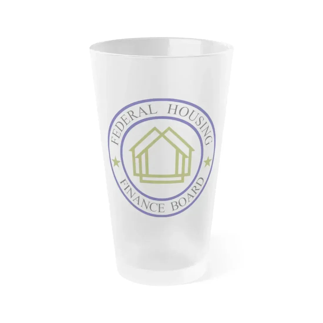 Federal Housing Finance Board - Frosted Pint Glass 16oz 16oz Frosted - Go Mug Yourself