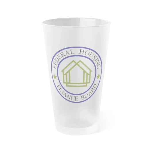 Federal Housing Finance Board - Frosted Pint Glass 16oz 16oz Frosted - Go Mug Yourself