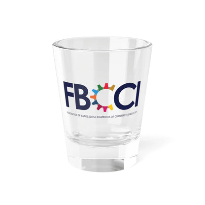 Federation of Bangladesh Chambers of Commerce  Industries Seal (Bangladesh) (Coat of Arms) Shot Glass 1.5oz 1.5oz - Go Mug Yourself