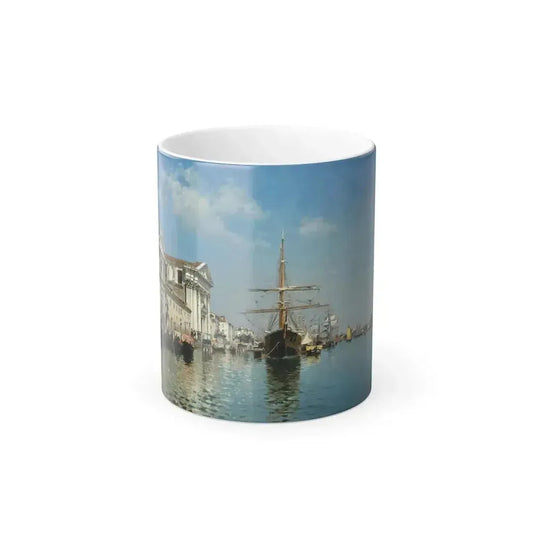 Federico del Campo (1837-1927) la chiesa gesuati from the canale della giudecca, venice - Color Changing Mug 11oz 11oz - Go Mug Yourself