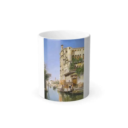 Federico del Campo (1837-1927) rio san trovaso, venice - Color Changing Mug 11oz 11oz - Go Mug Yourself