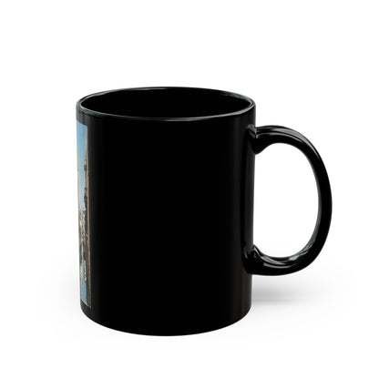 Federico del Campo (1837-1927) venetian backwaters - Black Coffee Mug-Go Mug Yourself