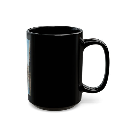 Federico del Campo (1837-1927) venetian backwaters - Black Coffee Mug-Go Mug Yourself