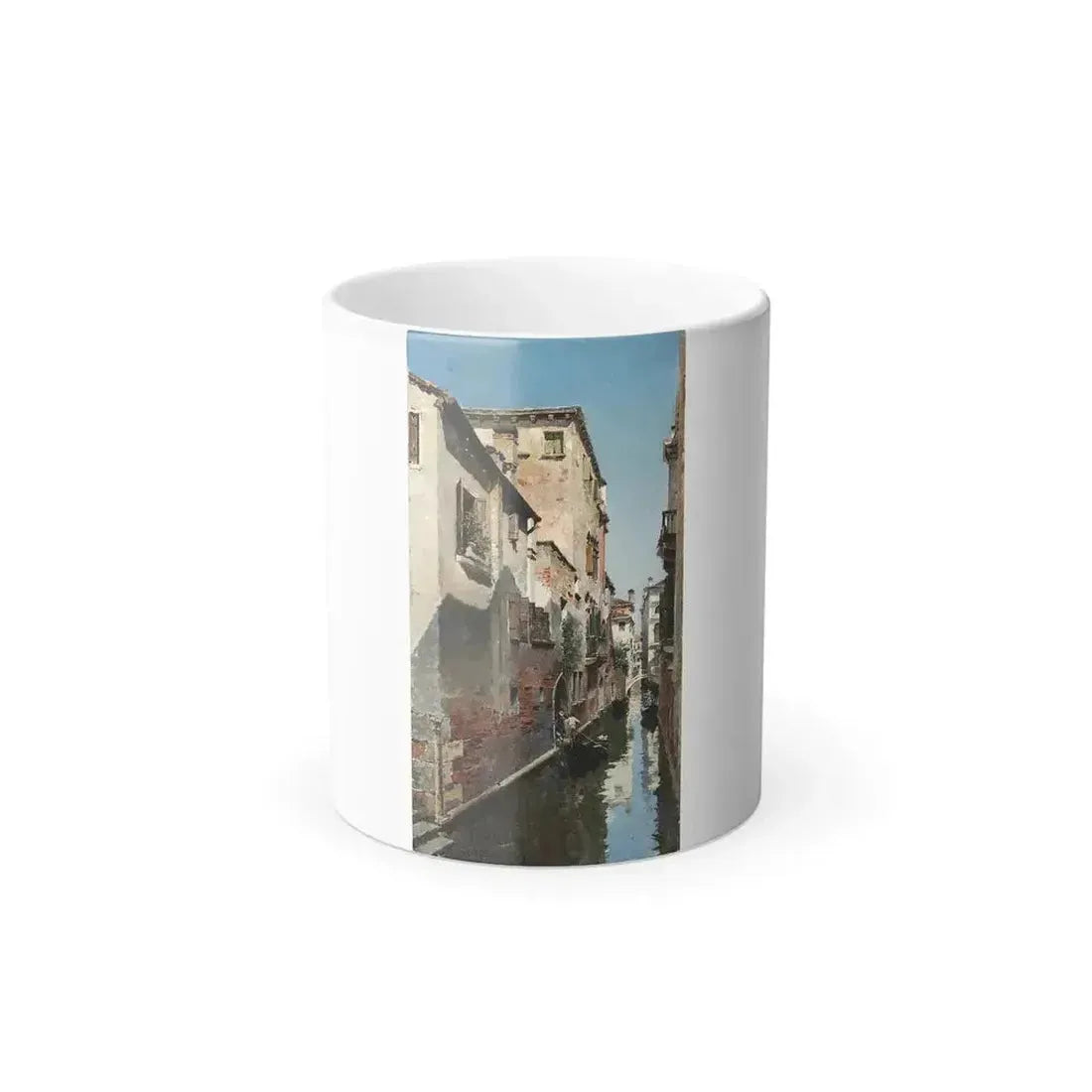 Federico del Campo (1837-1927) venetian backwaters - Color Changing Mug 11oz 11oz - Go Mug Yourself
