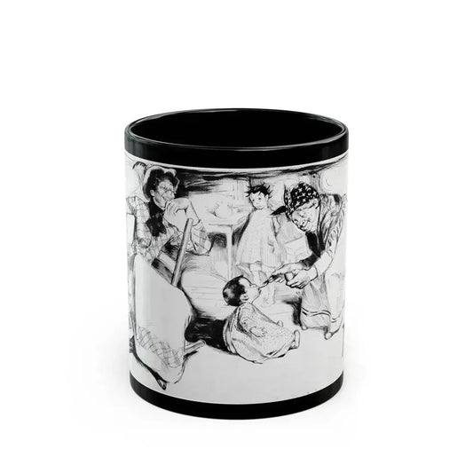 Feeding the Baby - Black Coffee Mug 11oz - Go Mug Yourself