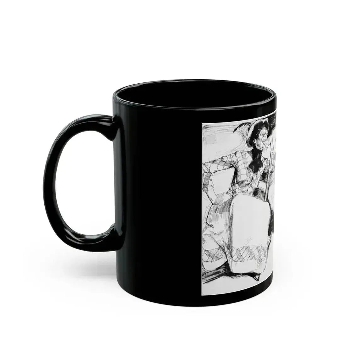 Feeding the Baby - Black Coffee Mug - Go Mug Yourself