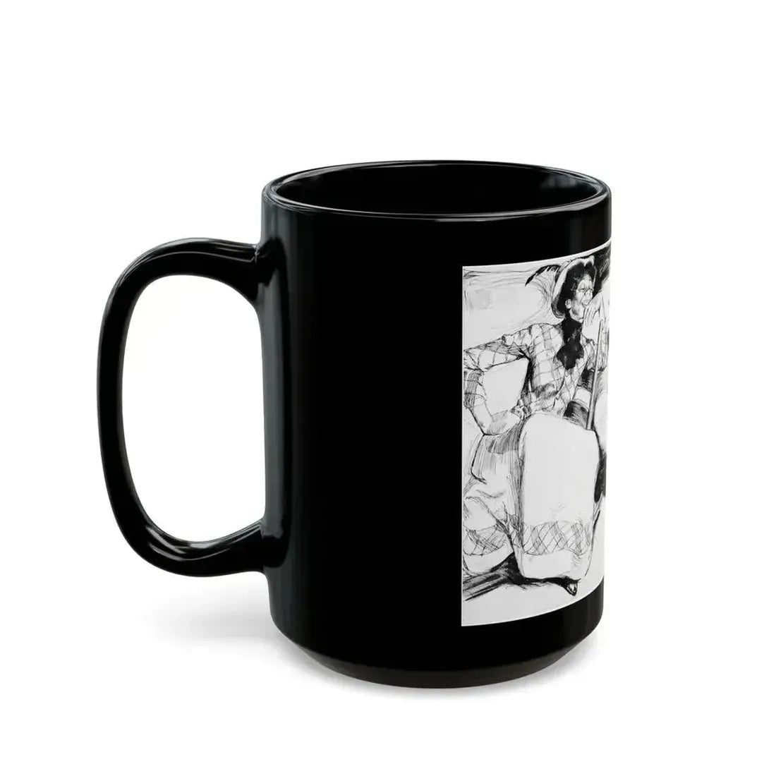 Feeding the Baby - Black Coffee Mug - Go Mug Yourself