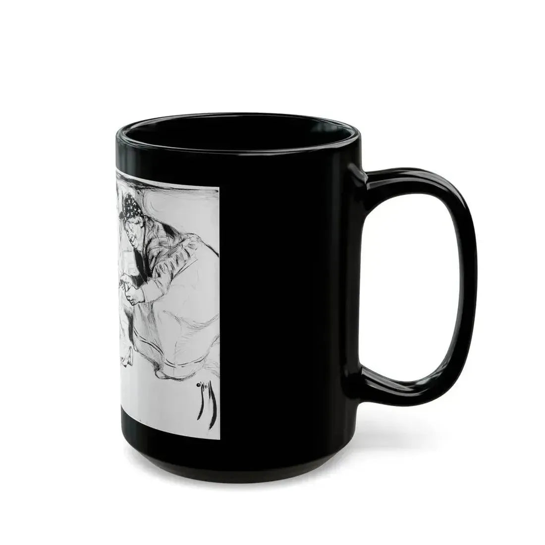 Feeding the Baby - Black Coffee Mug - Go Mug Yourself