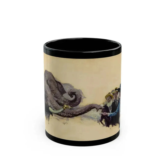 Feeding the Elephants - Black Coffee Mug 11oz - Go Mug Yourself