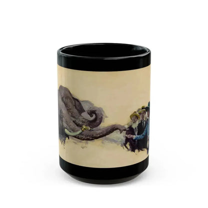 Feeding the Elephants - Black Coffee Mug 15oz - Go Mug Yourself