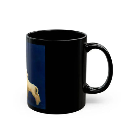 Feeding the Lamb, calendar illustration - Black Coffee Mug - Go Mug Yourself