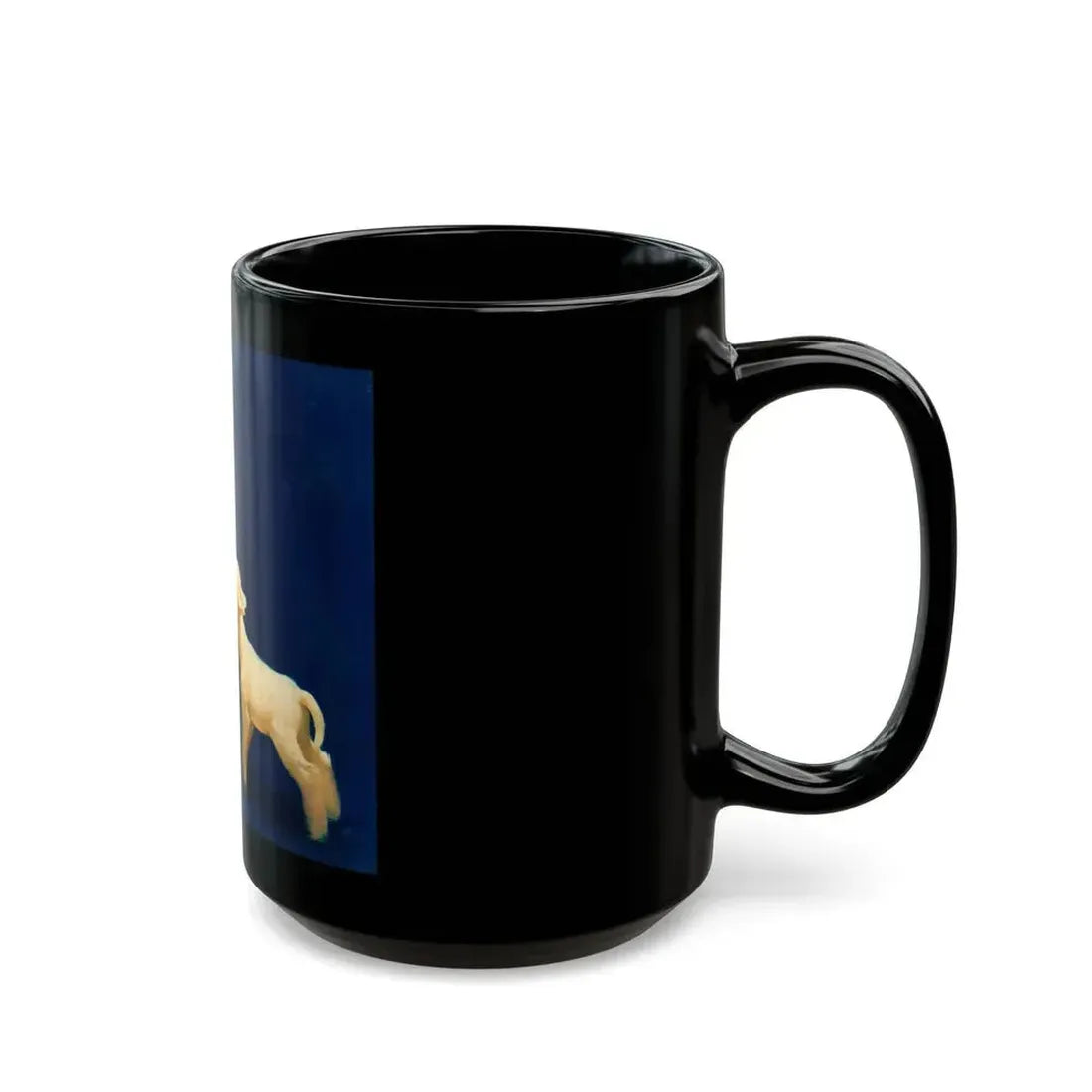 Feeding the Lamb, calendar illustration - Black Coffee Mug - Go Mug Yourself