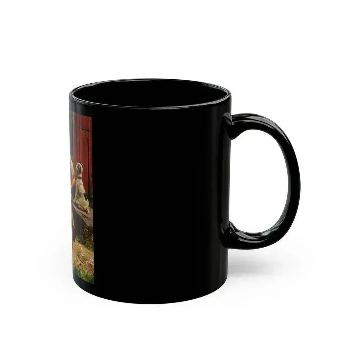 Feeding the Lambs - Black Coffee Mug - Go Mug Yourself