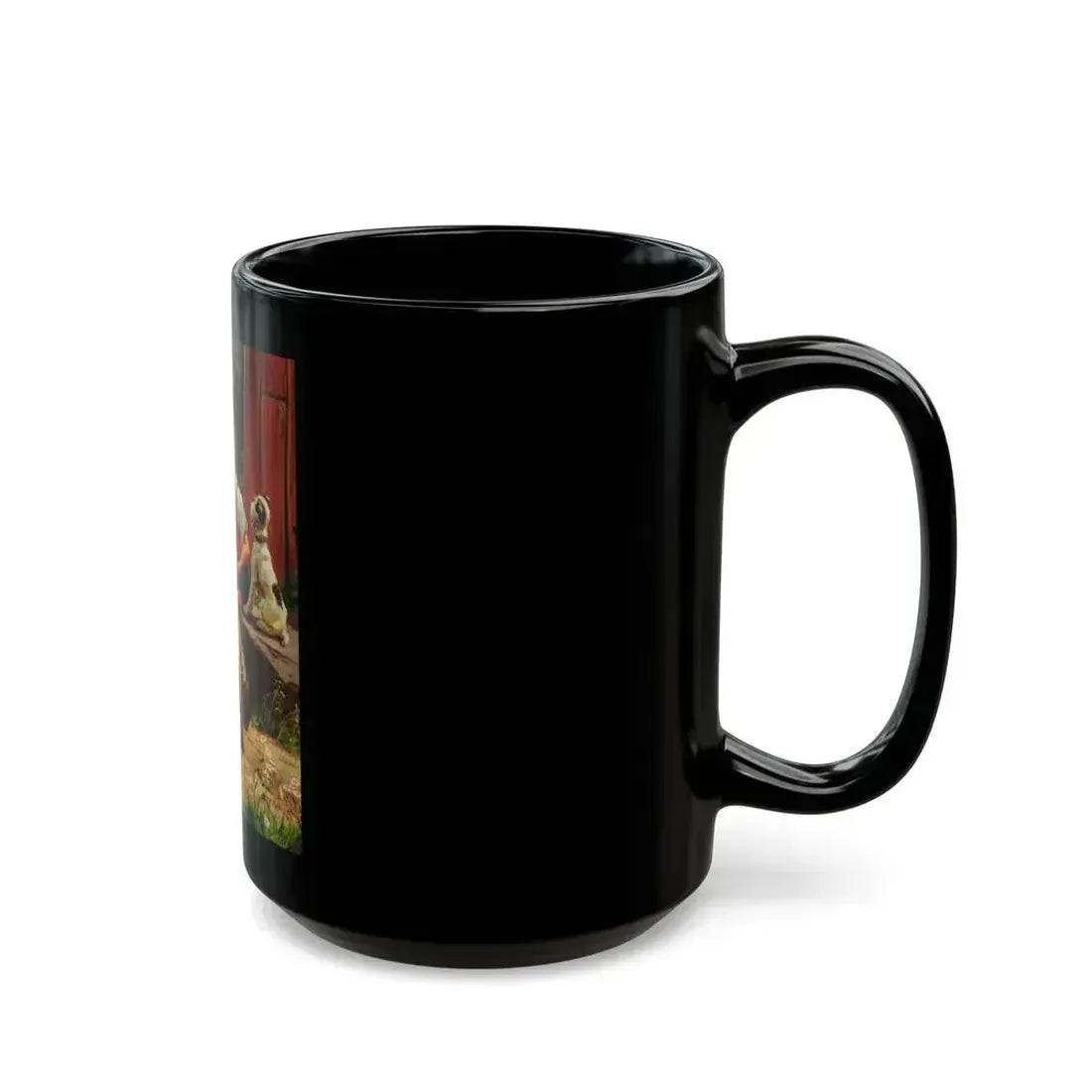 Feeding the Lambs - Black Coffee Mug - Go Mug Yourself
