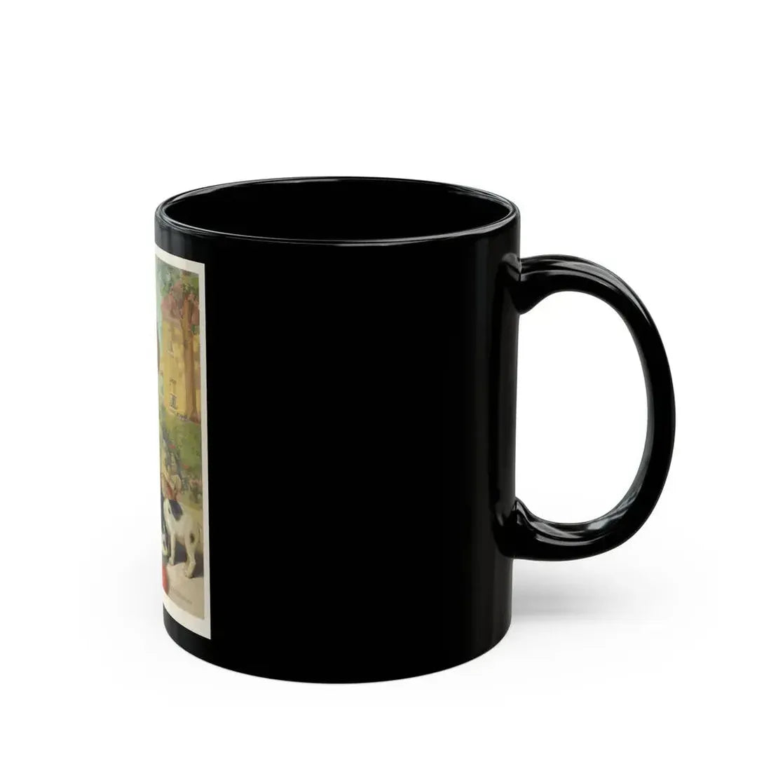 Feeding the Puppies - Black Coffee Mug - Go Mug Yourself