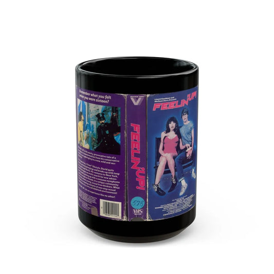 FEELIN UP VERSION 2 (VHS COVER) - Black Coffee Mug-15oz-Go Mug Yourself