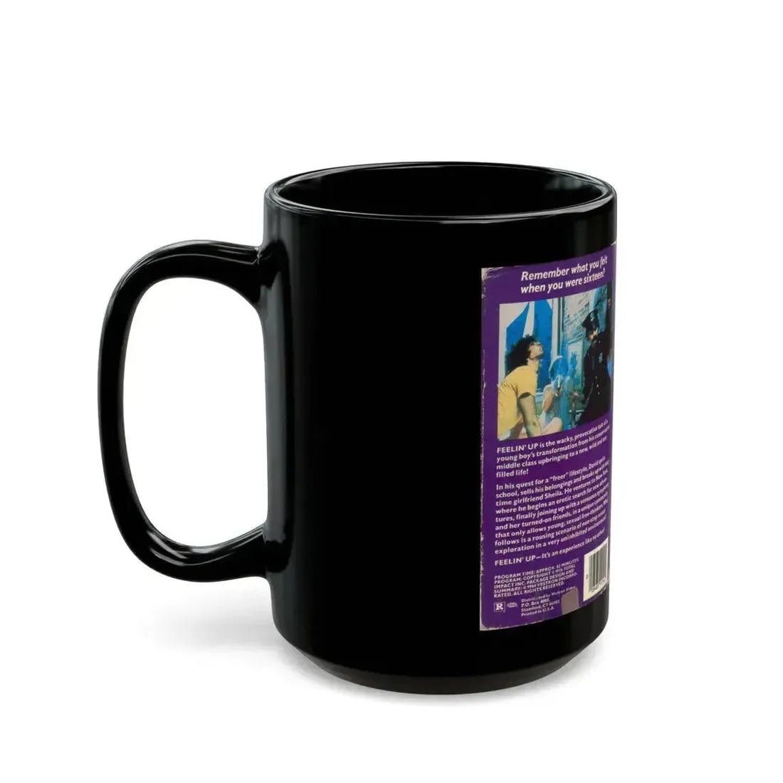 FEELIN UP VERSION 2 (VHS COVER) - Black Coffee Mug - Go Mug Yourself
