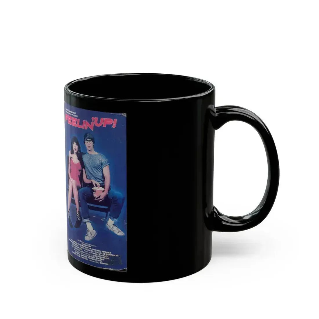 FEELIN UP VERSION 2 (VHS COVER) - Black Coffee Mug - Go Mug Yourself