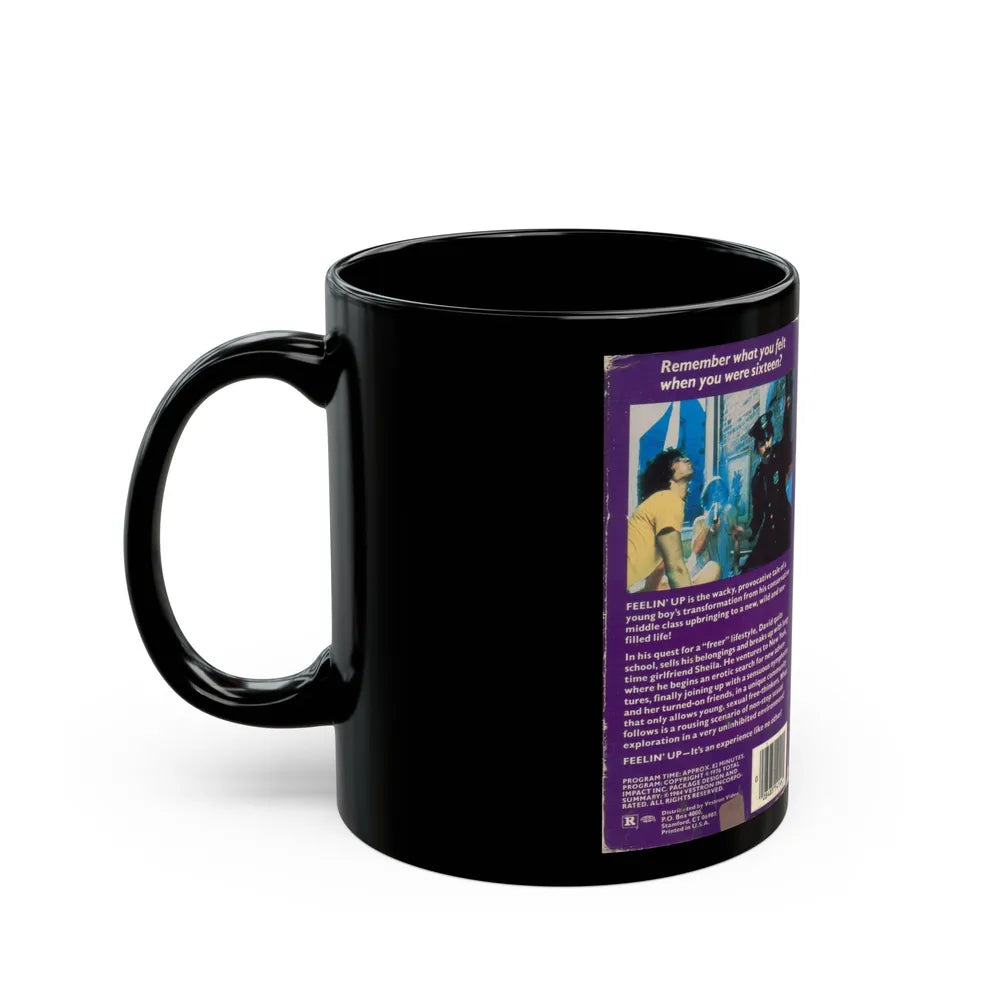 FEELIN UP VERSION 2 (VHS COVER) - Black Coffee Mug-Go Mug Yourself