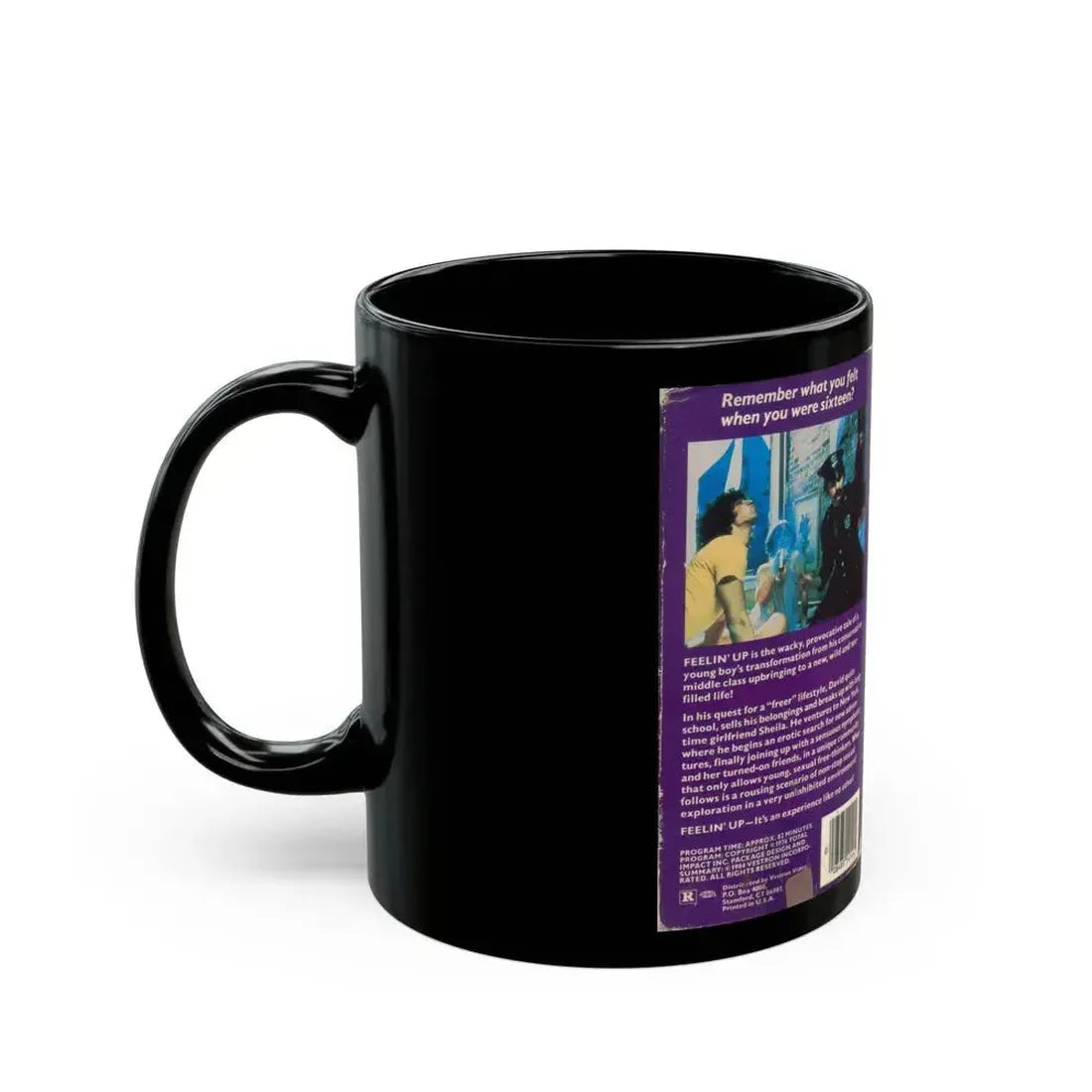 FEELIN UP VERSION 2 (VHS COVER) - Black Coffee Mug - Go Mug Yourself