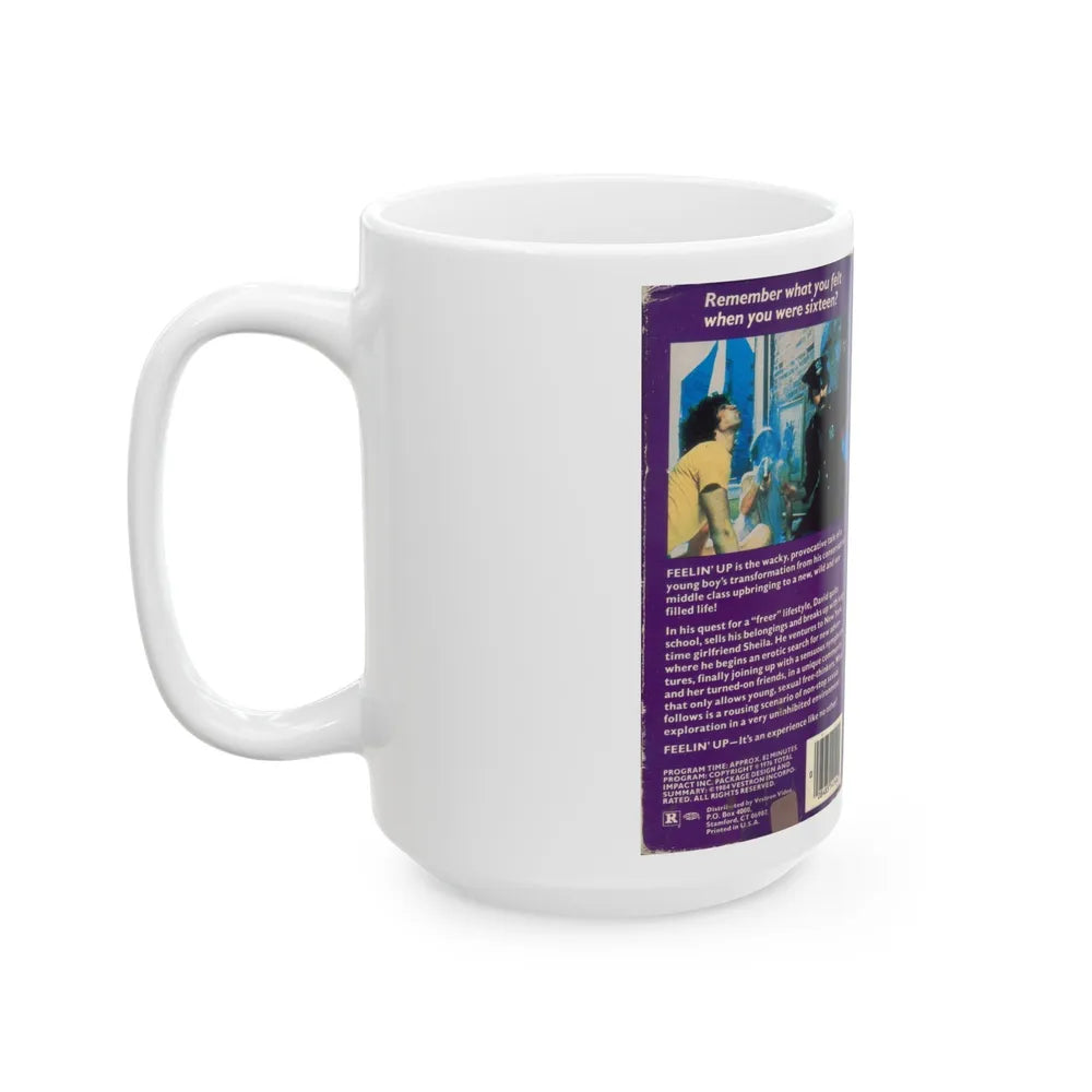 FEELIN UP VERSION 2 (VHS COVER) - White Coffee Mug-Go Mug Yourself