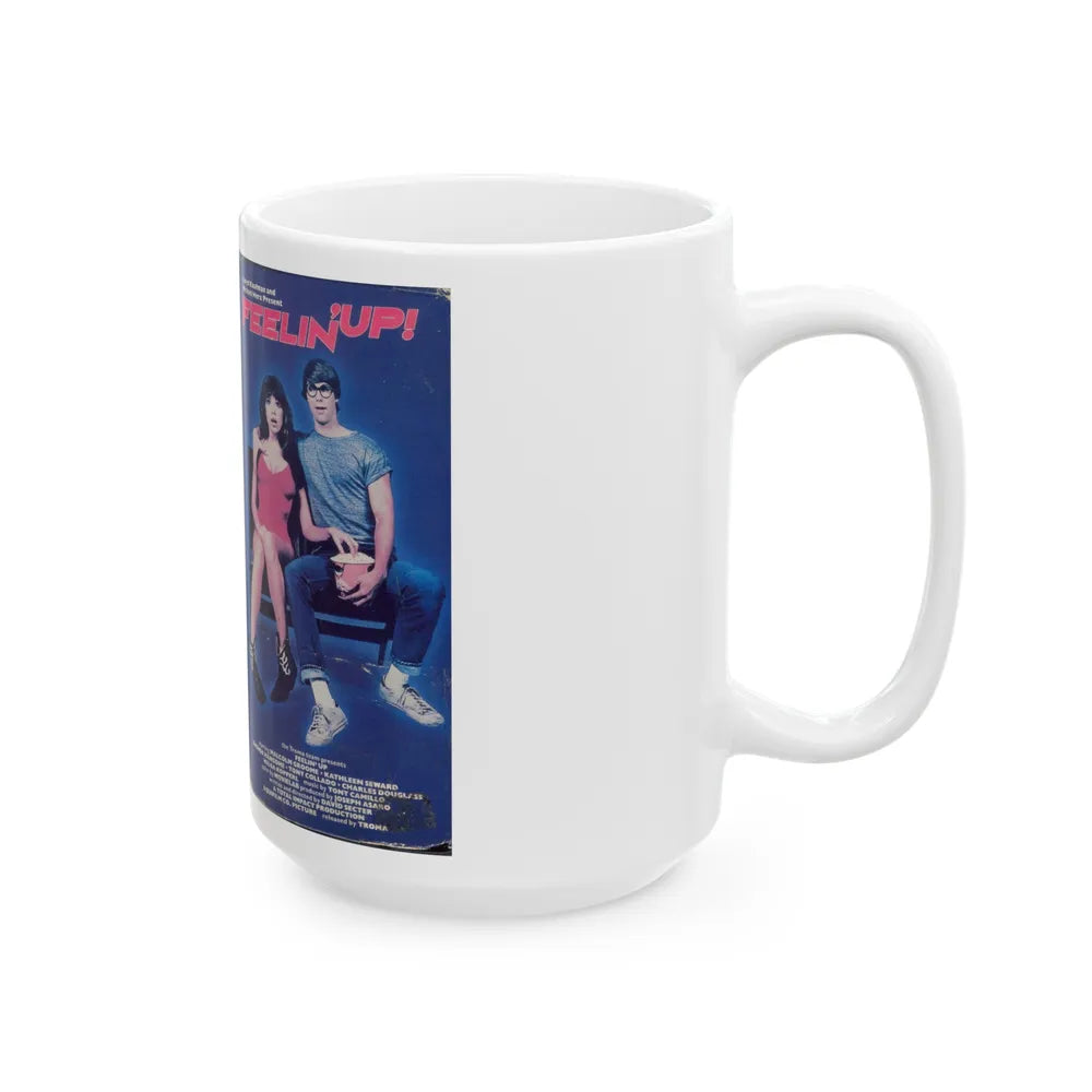 FEELIN UP VERSION 2 (VHS COVER) - White Coffee Mug-Go Mug Yourself